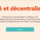 Parité, Décentralisation et Formation des élu.e.s au Sénégal  