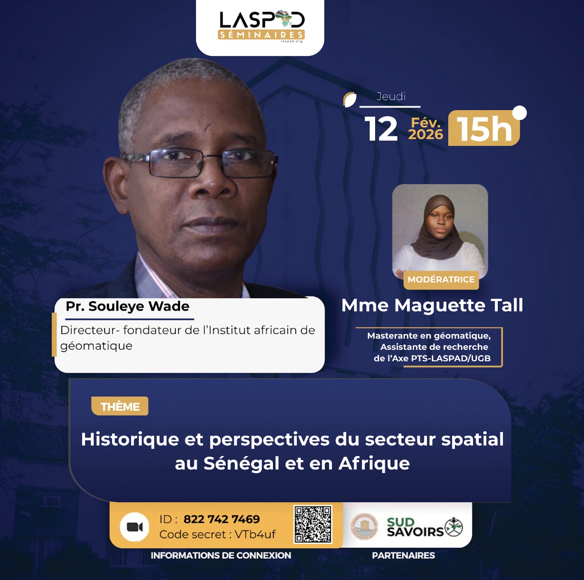 Viseul Historique et perspectives du secteur spatial au Sénégal et en Afrique