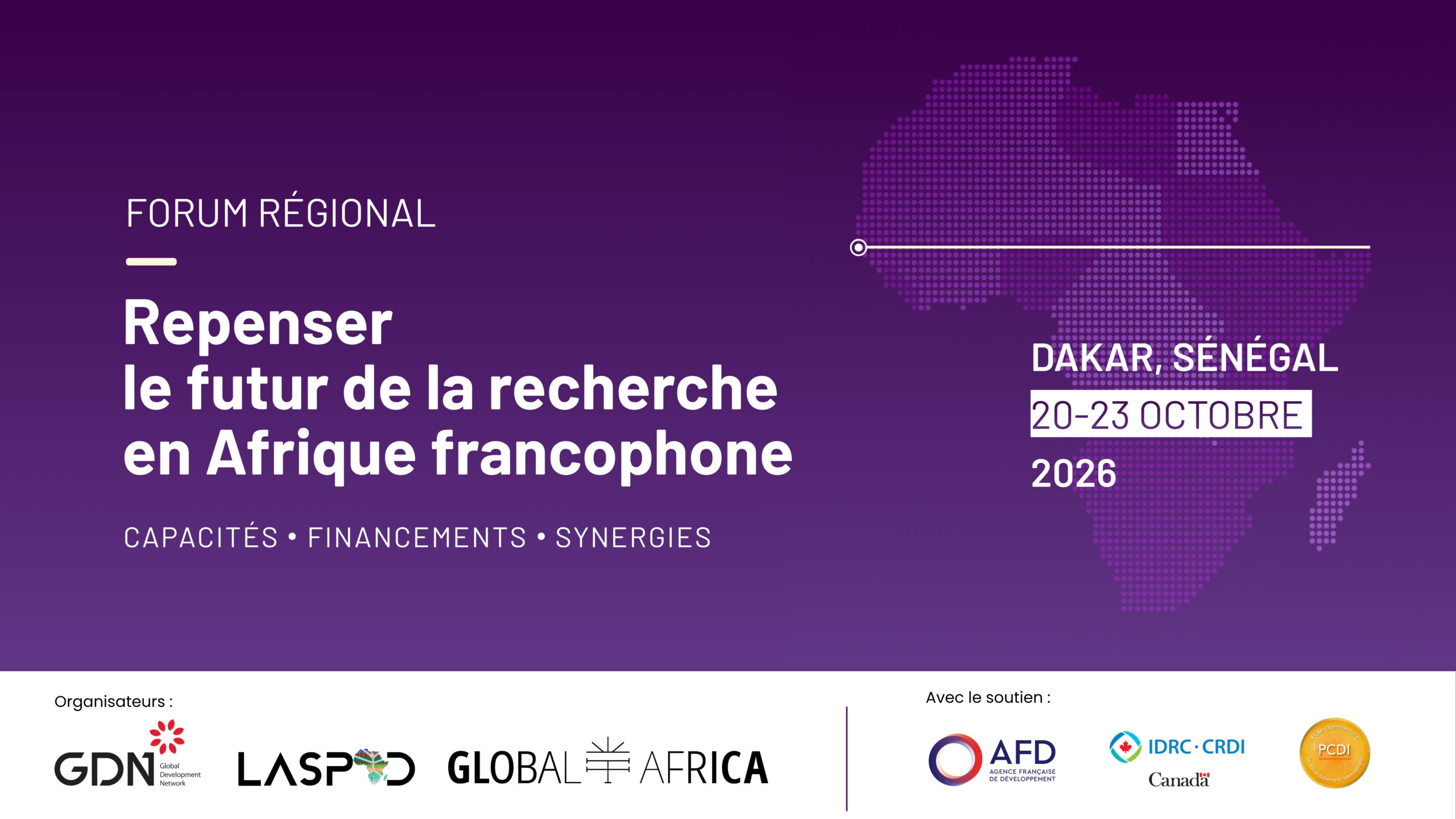 Forum régional de Dakar — Repenser le futur de la recherche en Afrique francophone